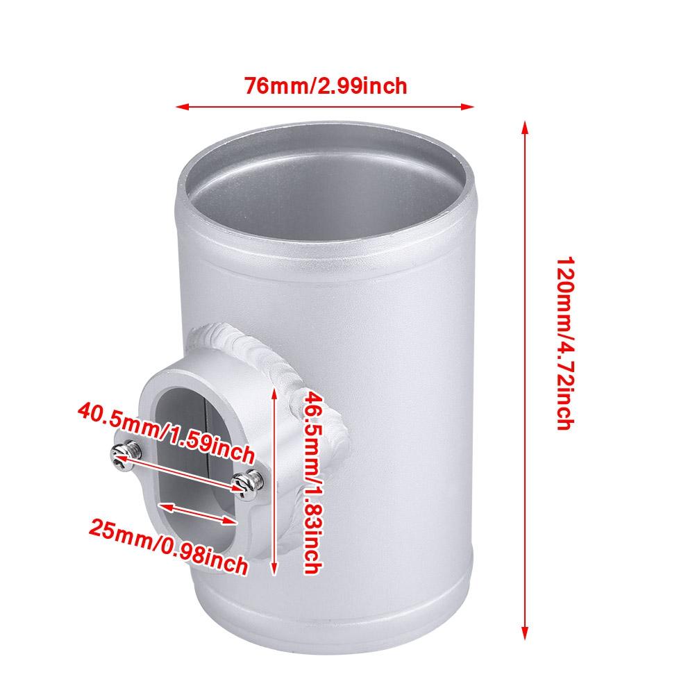 Meter Mounting Base     Sensor Adapter for   MAF 76mm, Save Fuel and Incrse Fuel  , Made of Alloy Material
