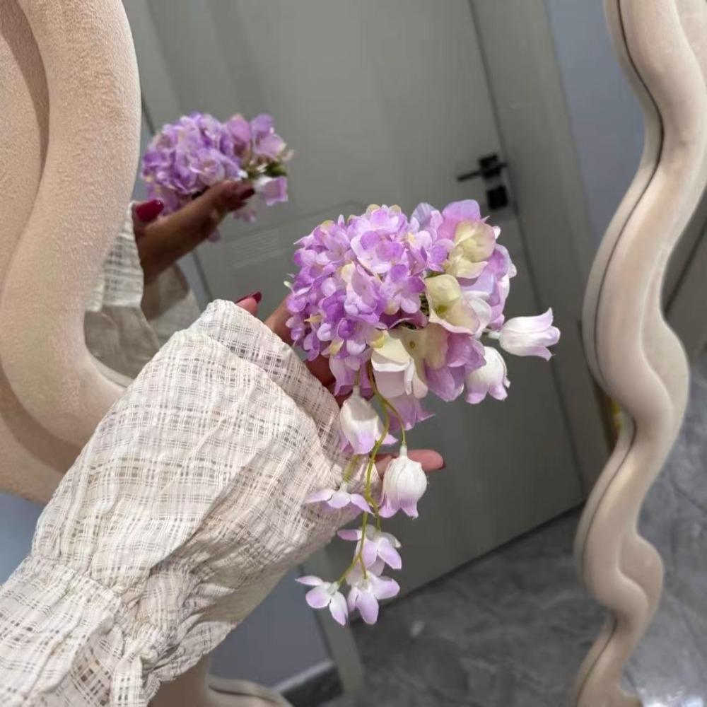 

Ancient Style Hanfu Hair Accessories Tassel Chinese Style Hair Clip Flower Hairpin Cheongsam фиолетовый