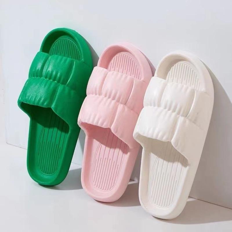 Auf Scheiße getretene Hausschuhe Damen Haushalts Badezimmer Sandalen Herren Sommer Outdoor Kleidung Haus Baden Rutschfest Paare Dicke Sohle Sommer