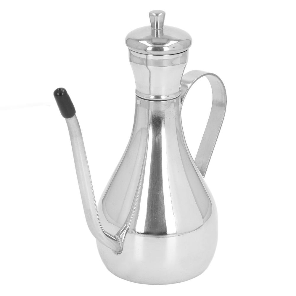 304 Stainless Steel Oil Dispenser Bottle 350ml/500ml Oil Can Container Home Use
