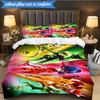 3PCS Miraculous Adventures Bedding Set,Including 1pc Duvet Cover And 2pcs Pillowcases Perfect for Bedroom, Dormitory, Fan Christmas gift