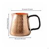Copper Tea Pitcher Large Capacity Fairness Cup Thickened Hammered