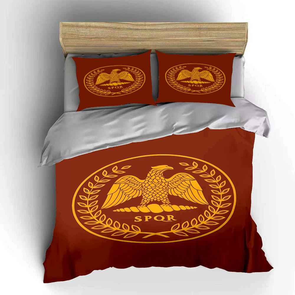 Golden eagle, SPQR, laurel. Bedding sets Duvet cover sets Duvet covers Pillowcases(1* Duvet Cover 2* Pillowcases without duvet insert)