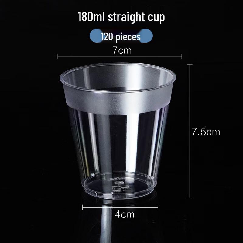 

180ml Transparent Disposable Hardened Plastic Cups