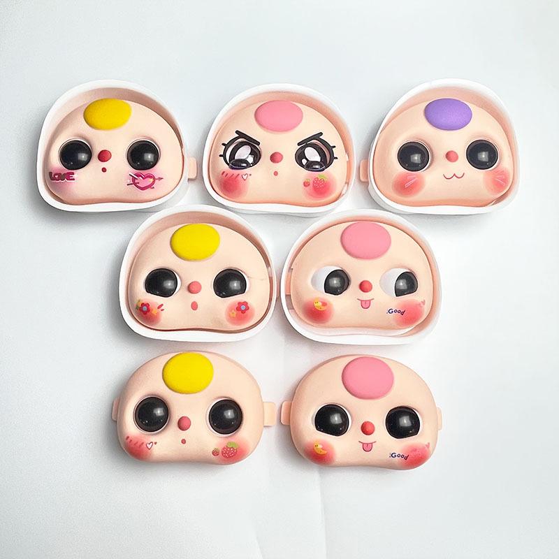 Replacement Face Hand Foot Set For Baby Three 100% Toy Doll Diy Accessories Random Style