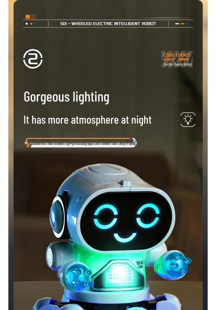 Electric Dancing Fish Robot Toy with Music & Lights for Kids