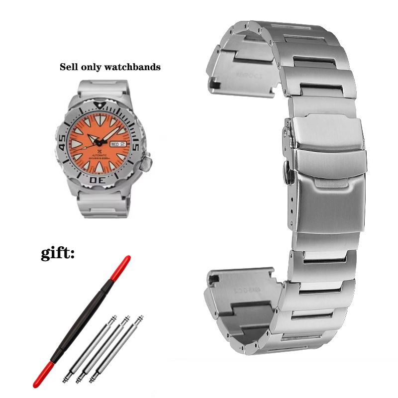 

Для SEIKO Нет. 5 Ремешок для часов Красный Зубчатый Водный Призрак Маленький Монстр SRP307 313 SKX779 SKX781 ремешок Браслет из нержавеющей стали 20mm серебряный