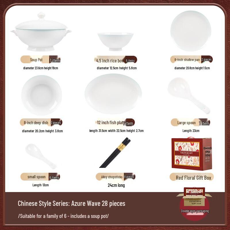 Maud Lanka Nordic Ceramic Dinnerware Set