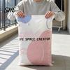 Space Saving Storage Bag No Pump Vacuum Bags, Durable Reusable Oversized Home Organization Bags Cube Design, Easy Compression Saves
