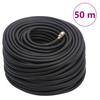 Vidaxl Hybrydowy Wąż Pneumatyczny, Czarny, 0,6", 50 M, Guma I Pvc