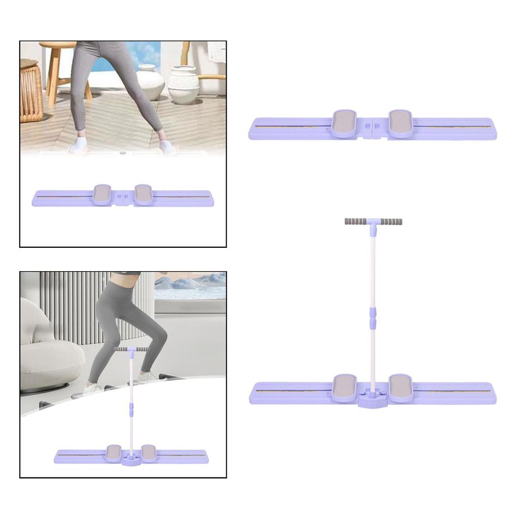 Leg Exercise Machine Portable Folding Multipurpose Hip Trainer Workout Women Inner Thigh Strength Exerciser for Home Gym Yoga