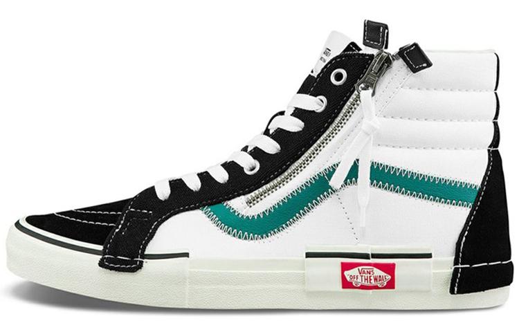 Vans SK8 HI Reissue Cap Skate Shoes Black/Green VN0A3WM1604 35