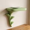 3D Printed Wall-Mounted Storage Rack Plastic Green Plant Display Stand  Figurine Display