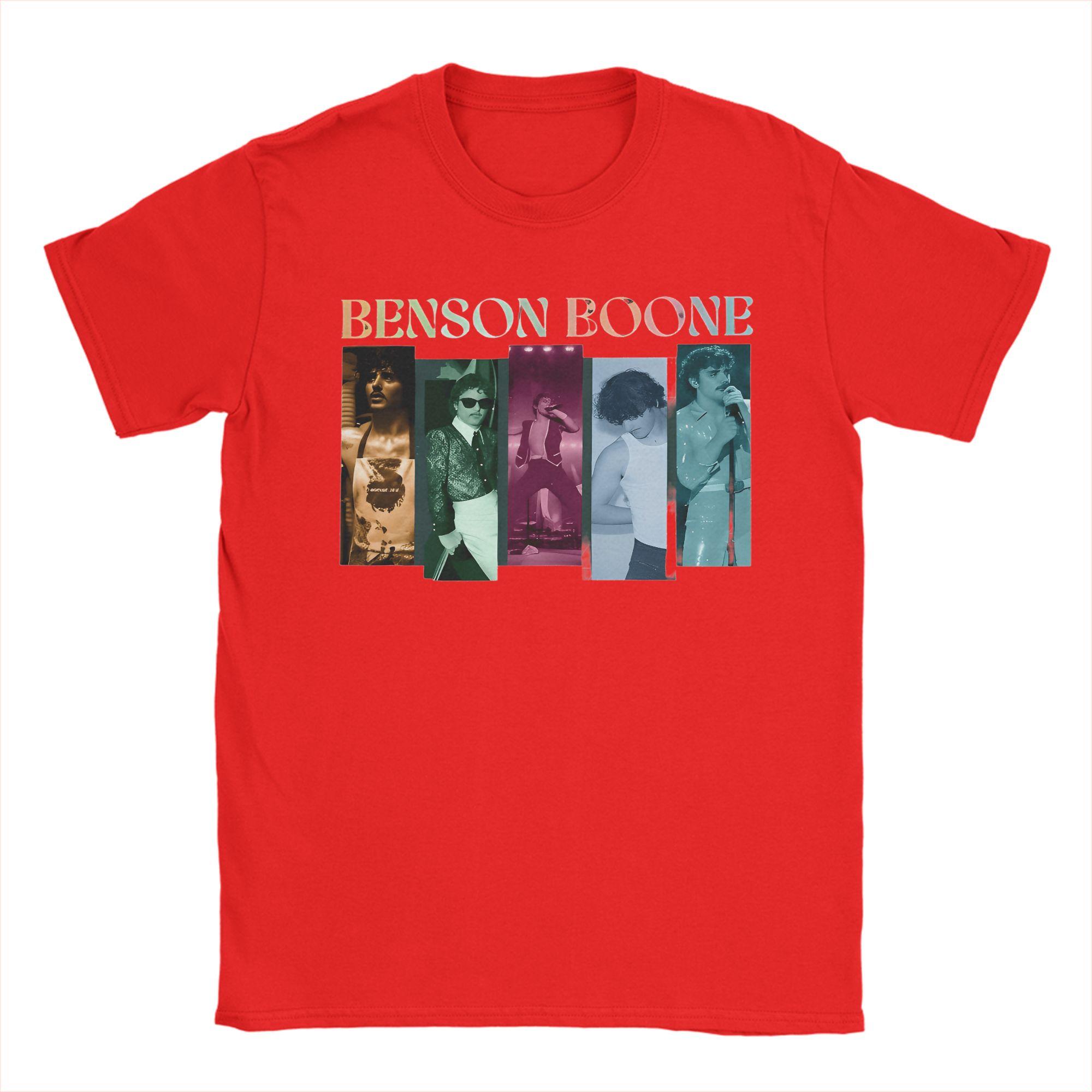 

Benson Boone Beautiful Things Album T Shirt Beach American Heart Tour Cotton T Shirts For Couple Print Tshirt Short Sleeve Tees S
