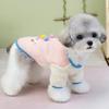 Luxury Cute Dog Clothes Autumn Dog Hoodies Warm Pet Sweater Soft Puppy Pullovers Cartoon Print Cat Vest Pet Shirt Poodle Apparel