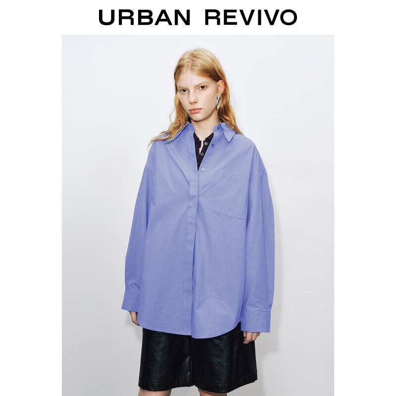 UR 2025 Women s Trendy Loose Cotton Cardigan Shirt M