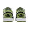Air Jordan 1 Low SE GS Floral Kids Sneakers Green White Black DQ8389-100