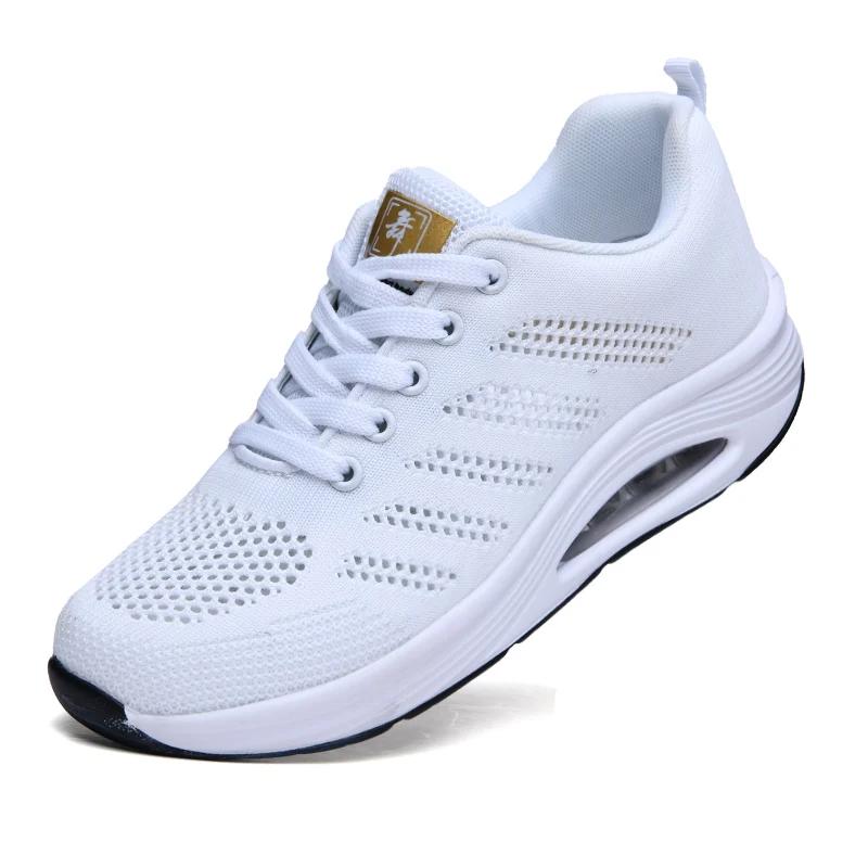 BKQU Women'S Sports Shoes Women Shoes Thick Soled Casual Sneakers Fashionable Outdoor Breathable Sneakers