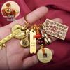 Breloc Pandantiv Cheie de Aur Anul Zodiacal Chinezesc 2026 - Ornament Tian Guan Ci Fu Taoist
