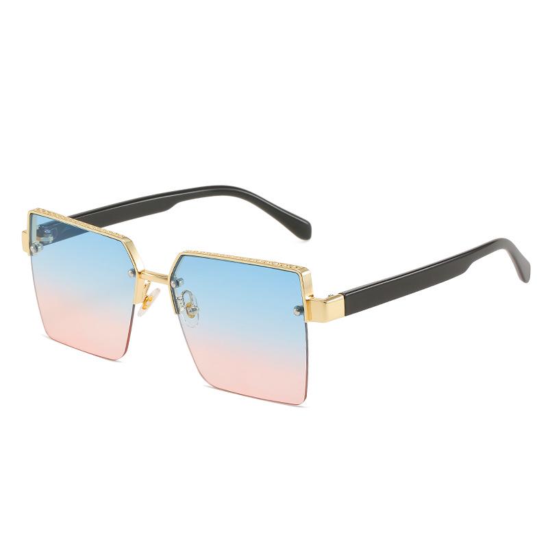 2022 Spring European & American Celebrity Square Frame Sunglasses - Milan Fashion Half-Frame