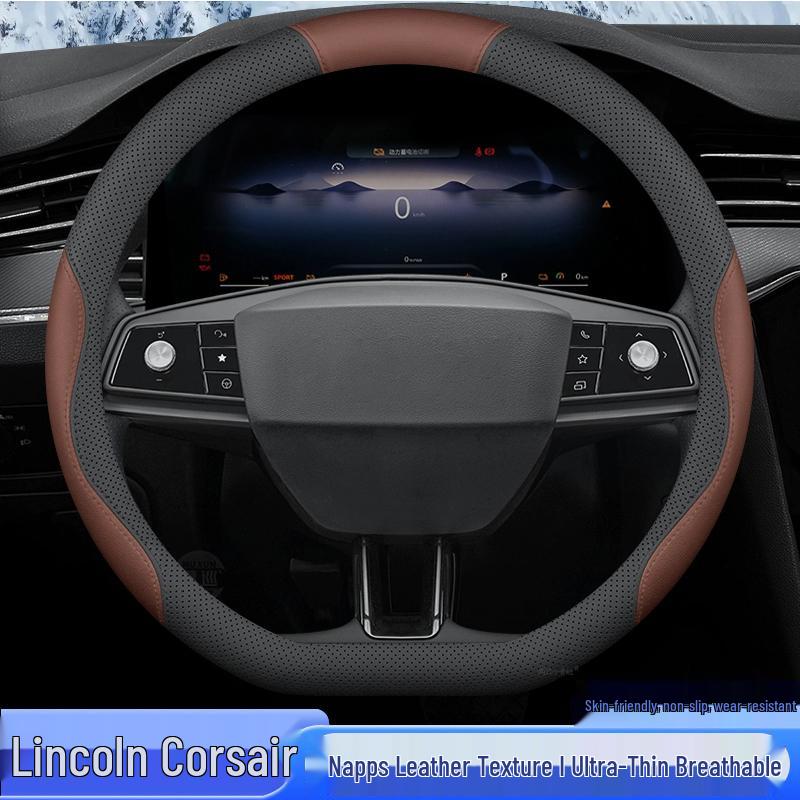 2024 Lincoln Adventure Lenkradbezug: Luxus & Premium Edition, Ganzjahres-Anti-Rutsch-Lenkerabdeckung