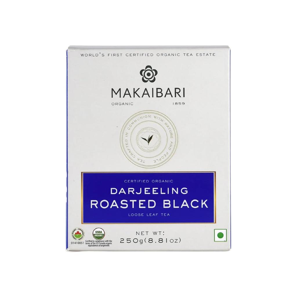 Makaibari Roasted Black Tea | 250 gms Loose Leaf | MonoCarton Black Tea | Roasted Chai| Strong Chai