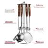 304 Stainless Steel Stir-fry Spatula & Soup Ladle Set