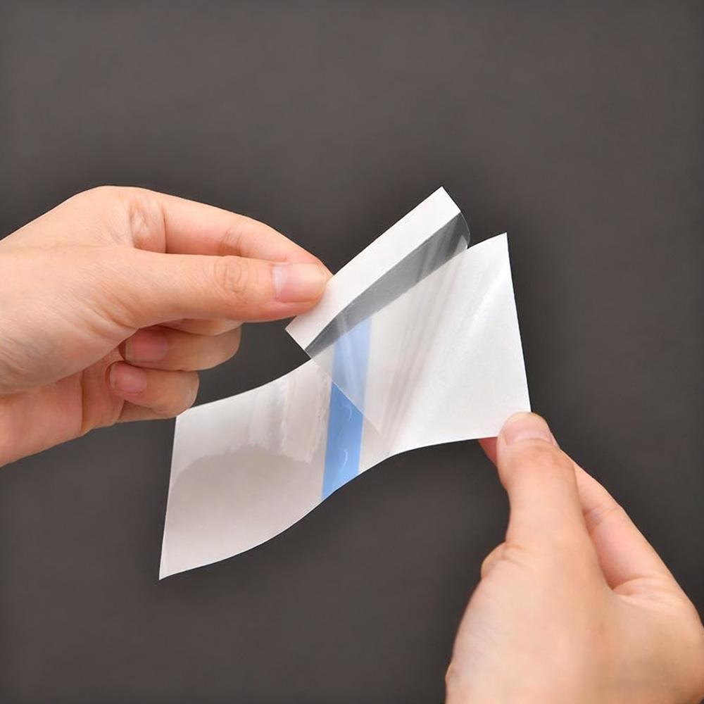 30pcs/bag PU Film Toe Waterproof Sticker Waterproof Dirt Proof Protective Tape on Rainy Days Invisible Shoe Toe Covers