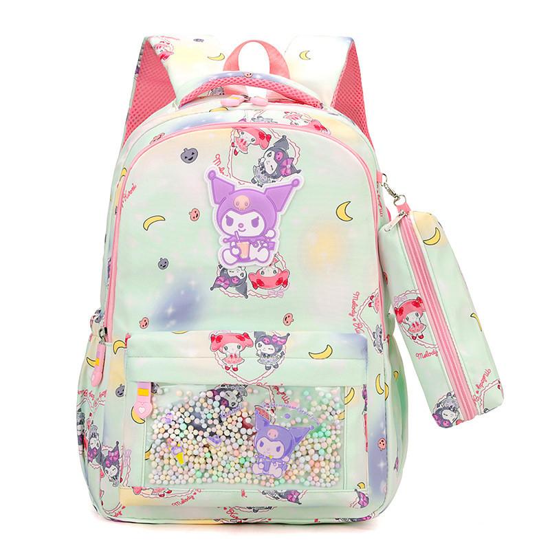 Adorable Children's Backpack For Elementary Students Stylish Large Capacity Nylon Shoulder Bag