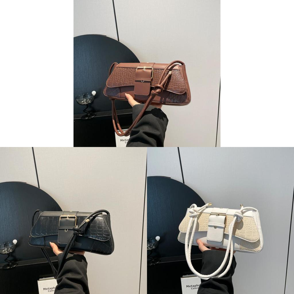 Street Style Pu Small Square Shoulder Bag For Daily Casual And Fashion Accessories