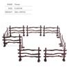 10Pc/Set Fence Decoration Model Simulation Farm Ranch Diy Sand Table Fence Accessories Static Trumpet Children Toy
