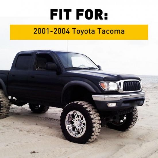 Pair Headlight Front Molding Lamp Filler Panel Trim For Toyota Tacoma 2001-04