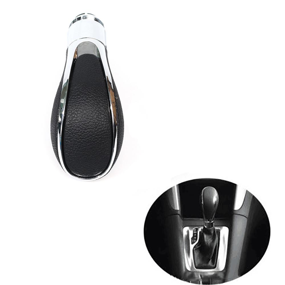 Gear Shift Knob Black+Chrome For Vauxhall Opel Replace #13332878 13252053 784146