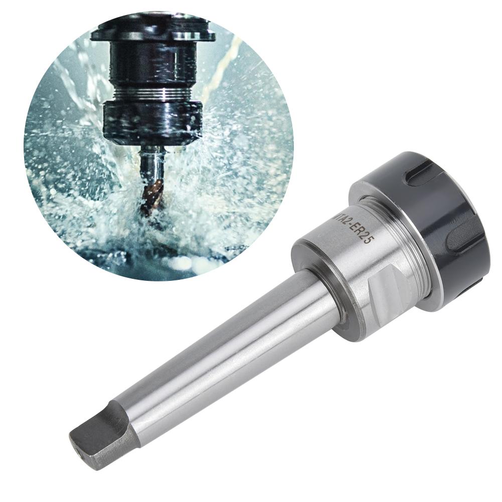 Collet Chuck Holder High Speed Steel CNC Lathe Spindle Shank for Milling Machine MTA2ER25