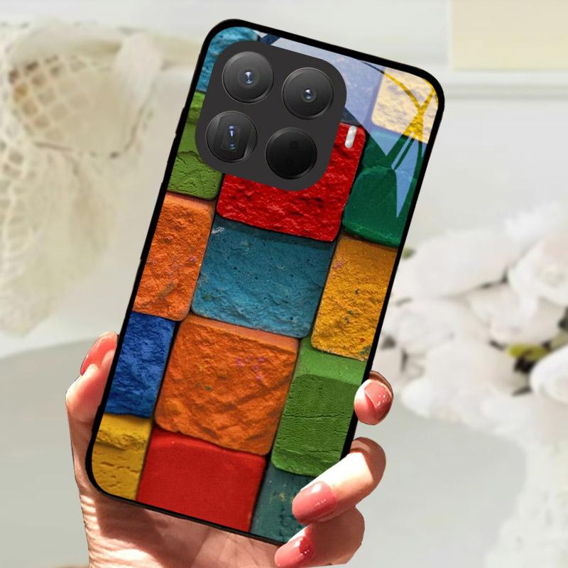 Pro Xiaomi 15T Pro Pouzdro Módní Tvrzené Sklo Zadní Kryt Telefonu Pro Xiaomi 15TPro 15 T Xiaomi15T Ochranný Kryt Fundas Coque