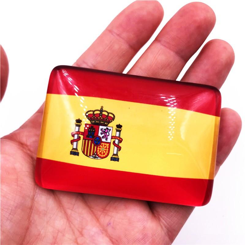 Kühlschrankmagnet mit Spanien-Land-Souvenir, Madrid, Barcelona, Magnetmagnete für den Kühlschrank, Kunstharz, bemalt, dekoratives Kunsthandwerk