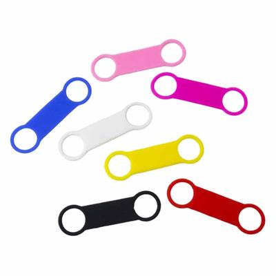 Marke Silikon Haustier Namensschild Zubehör Personalisierte Aluminium ID-Tags für Hunde und Katzen zur Verwendung mit Halsband Leine