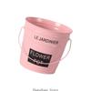 3XUF Miniature Metal Flower Pot Outdoor Indoor Use Decorative Container For Plant Replacement Stand Bucket