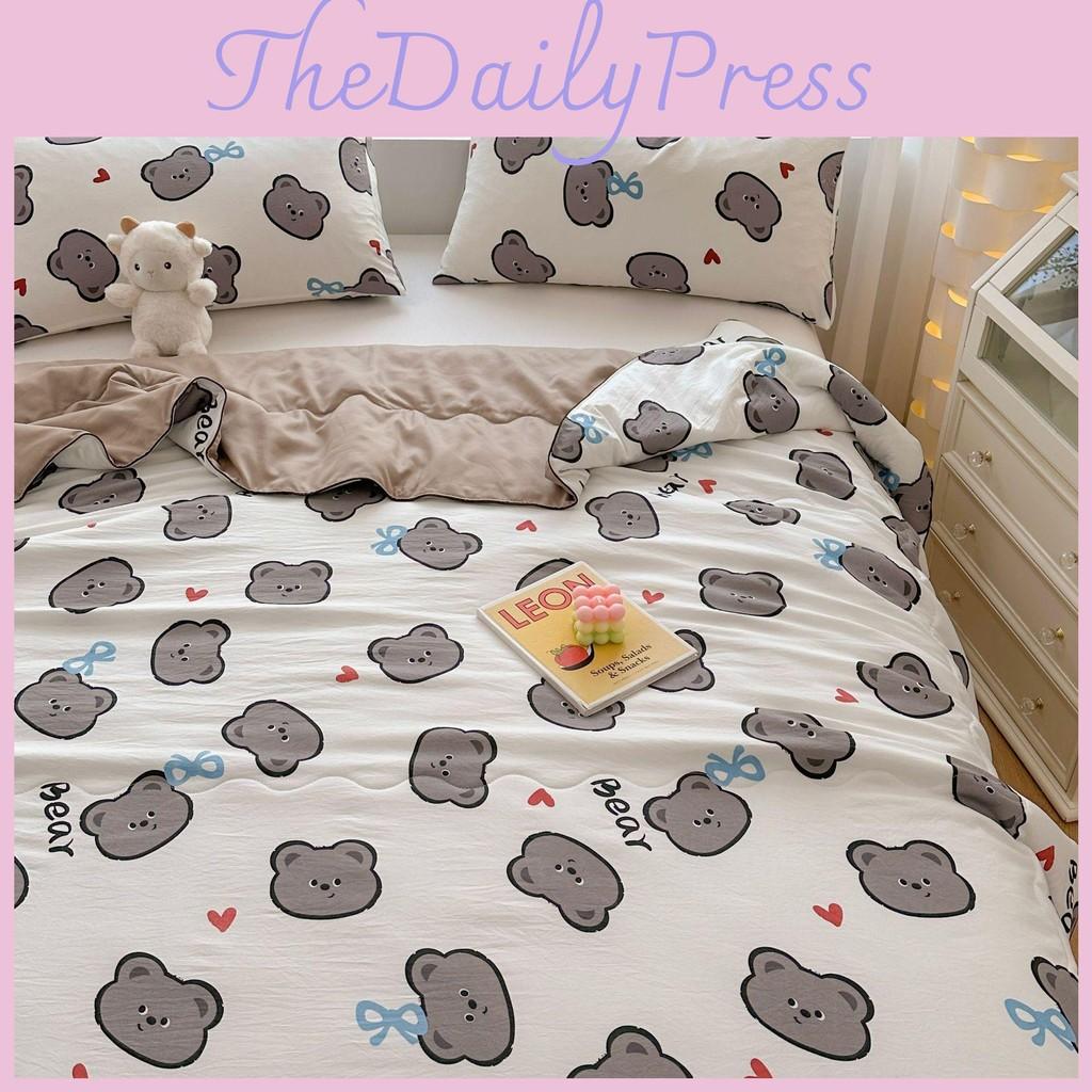 Dog Tulip Bear Rabbit Strawberry Fruit Pattern Printed Air Conditioner Quilt