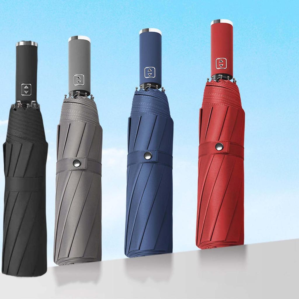 Extra Large Size 130cm Diameter Folding Automatic Opening and Suitable for Sunny and Rainy Super Heavy Rain and Day Gift Extra Umbrella, One-Touch