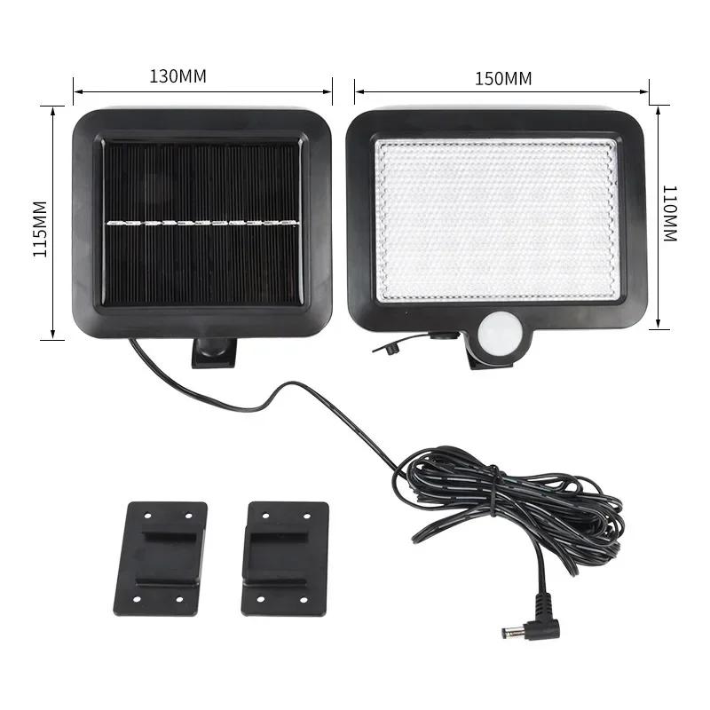 

1-6 COB Solar Wall Lamp Motion Sensor Led Solar Lights 3 Modes with Remote Control Outdoor Waterproof Lamp for Garden Yard Decor