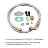Turbo Oil Return + T3T4T04E Feed Line Kompletní sada Pro Honda T3T4