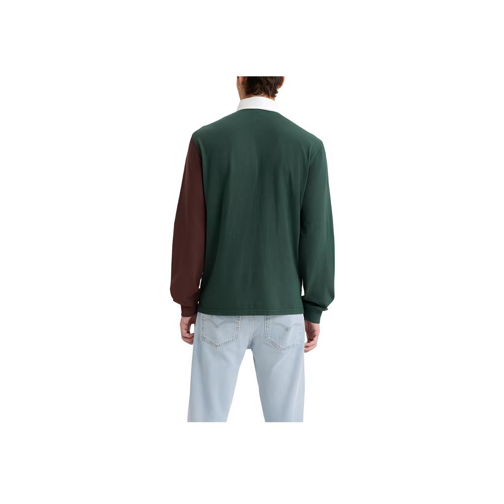 Levis Color Block Long Sleeve Polo Shirt Men Tops A5830-0001
