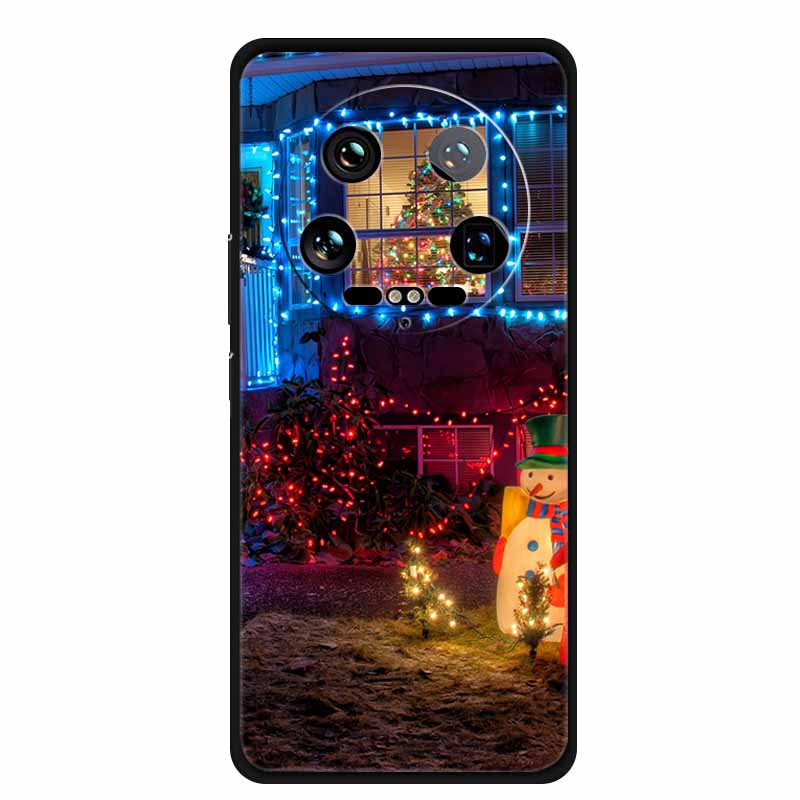Christmas Phone Case For Xiaomi 14 Ultra Pro Case Soft Silicone Luxury Deer Cover for Xiaomi 13 Ultra Pro Back Coque Cases 14pro