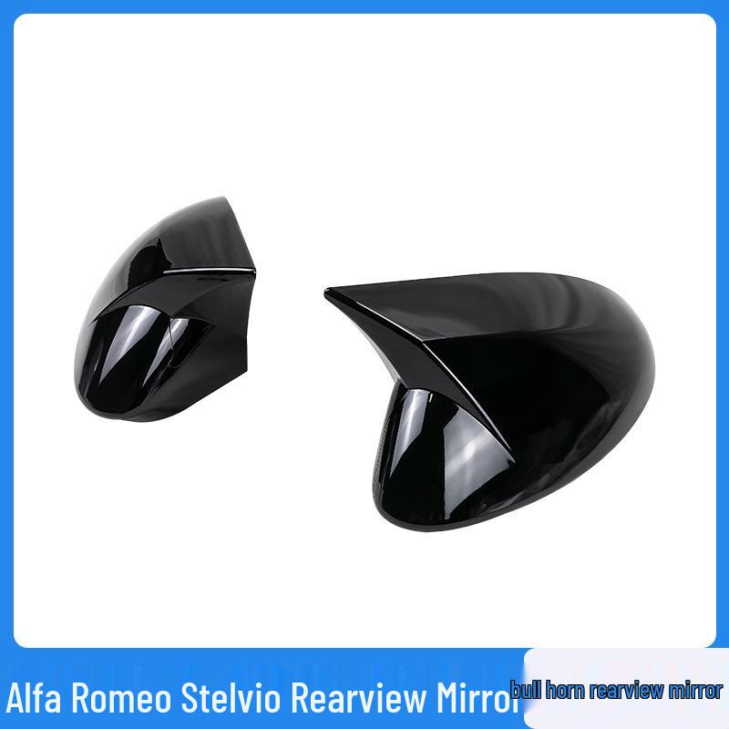 Alfa Romeo Stelvio Bullhorn Rückspiegelabdeckung für Außen-Upgrade