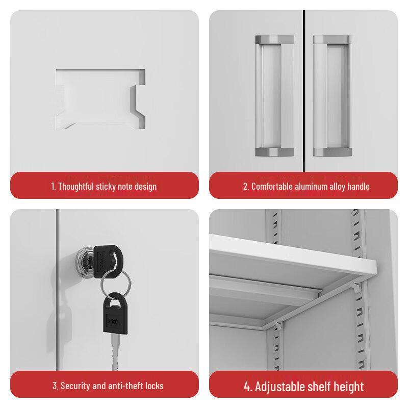 Ally Office Metal Two-Drawer File Cabinet