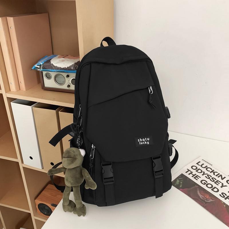 Schoolbag High School Students Junior High School Students School Bags In Large Quantities Korean Version Ins Street Backpacks Trendy School Bags
