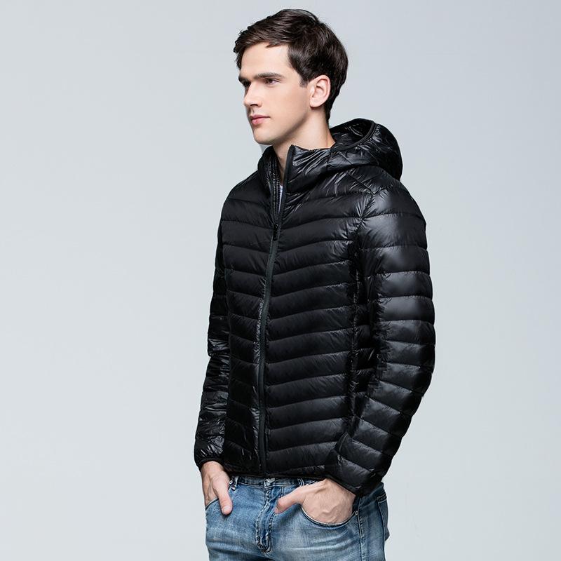 2023 Men's Short Hooded Ultra-Light Winter Down Jacket