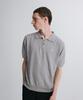 Liimaen Boucle Knit Polo Shirt Gray