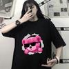 The New Spring And Summer Design Tshirt Cute Cartoon Teddy Bear Print Women Clothes Casual Couple Tops Fashion Casual Y2k Tee